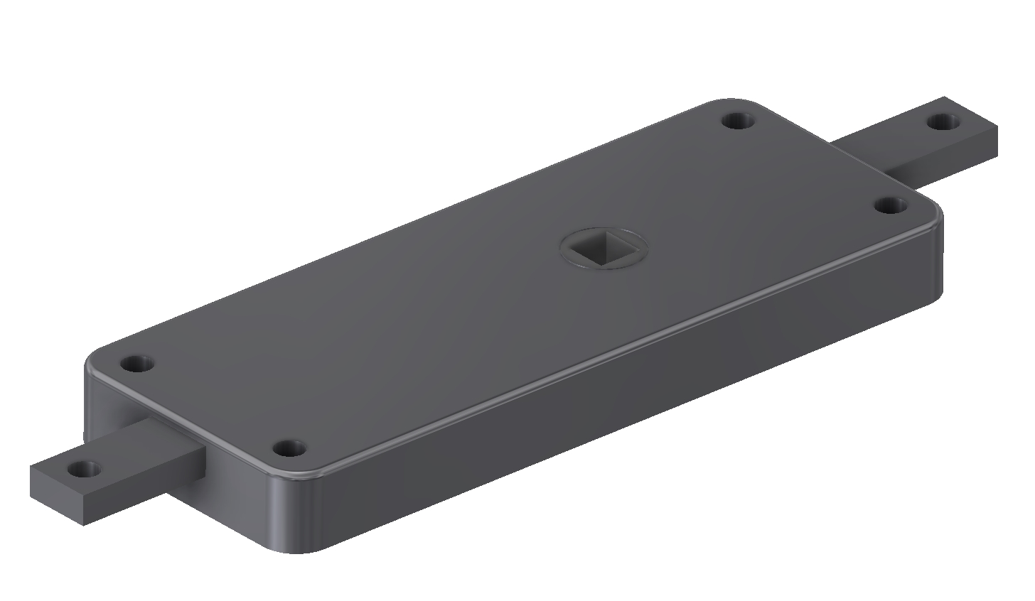 Frigoslot zonder neus 210 x 80 mm, links
