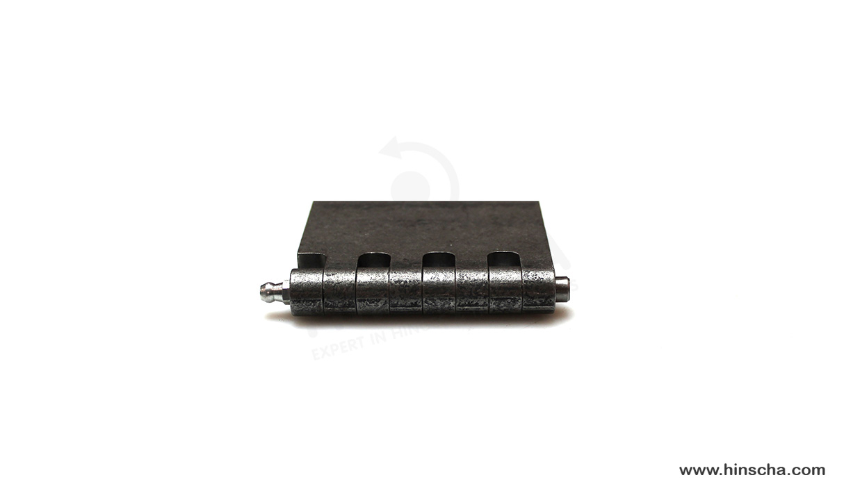 Profilscharnier 80x60x6x8 mm mit Schmierstift, Schmiernippel